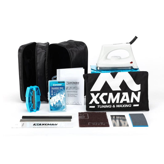 XCMAN Ski Snowboard Complete Waxing And Tuning Kit Storge Bag For Travling and Storge Tools Pouch With Zipper With Waxing Iron