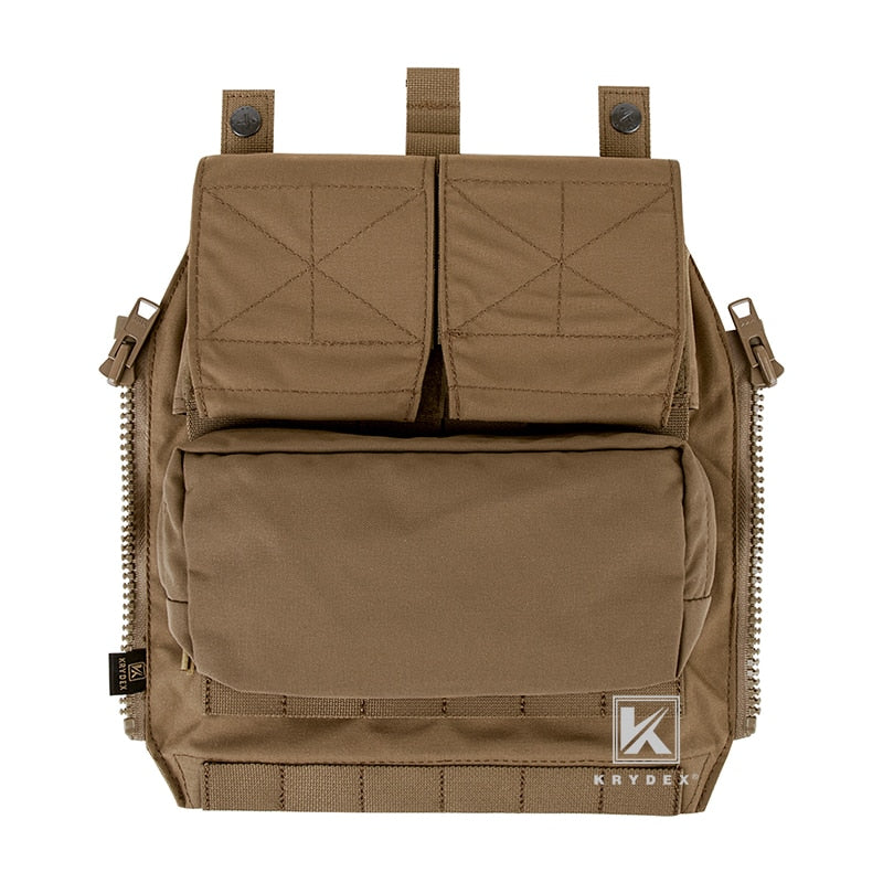 KRYDEX Tactical Pack Zip-on Panel Backpack For CPC NCPC AVS JPC2.0 Vest Airsoft Combat Gear Accessories Carrier Panel Bag