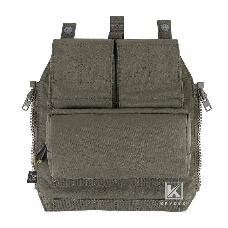 KRYDEX Tactical Pack Zip-on Panel Backpack For CPC NCPC AVS JPC2.0 Vest Airsoft Combat Gear Accessories Carrier Panel Bag