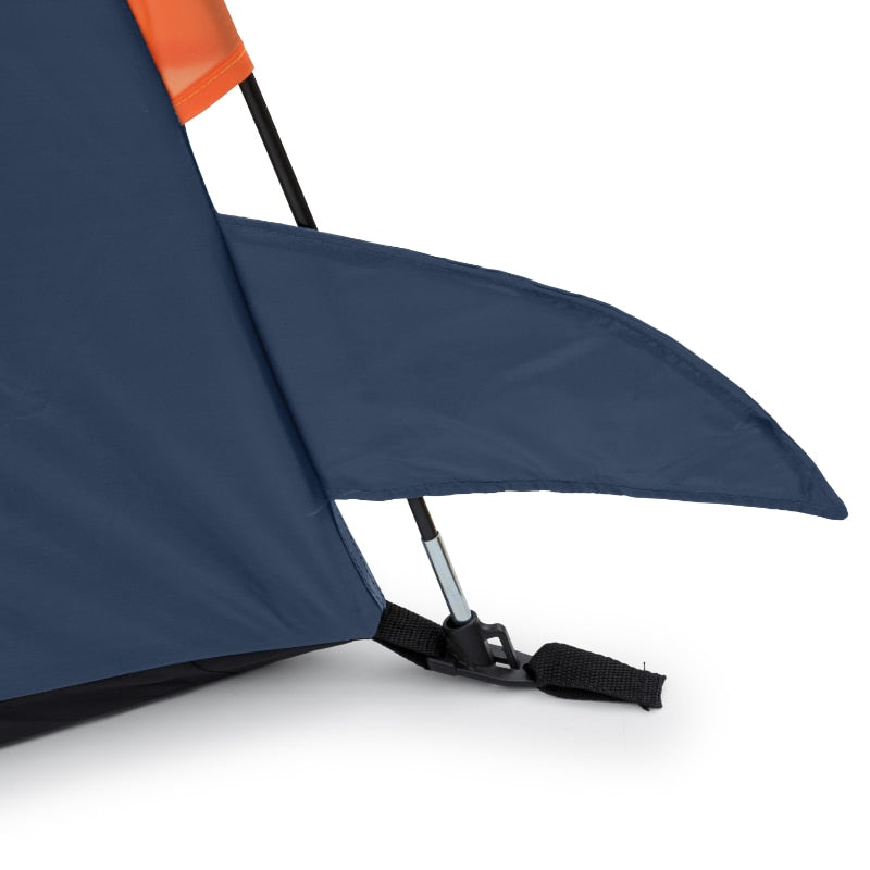 Firefly! Outdoor Gear Finn the Shark 2-Person Kid&#39;s Camping Tent - Navy/Orange/Gray Color, One Room camping equipment