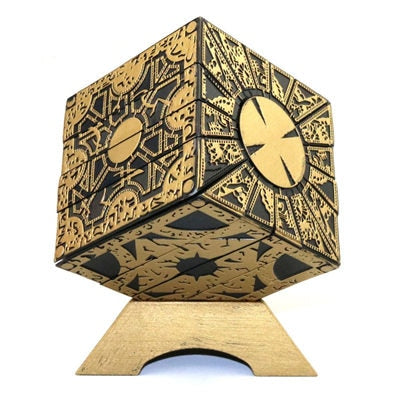 1:1 Hellraiser Cube Puzzle Box Moveable Lament Terror Film Serie Puzzle Box Cube Fully Functional Pinhead Prop Model Figure Toy