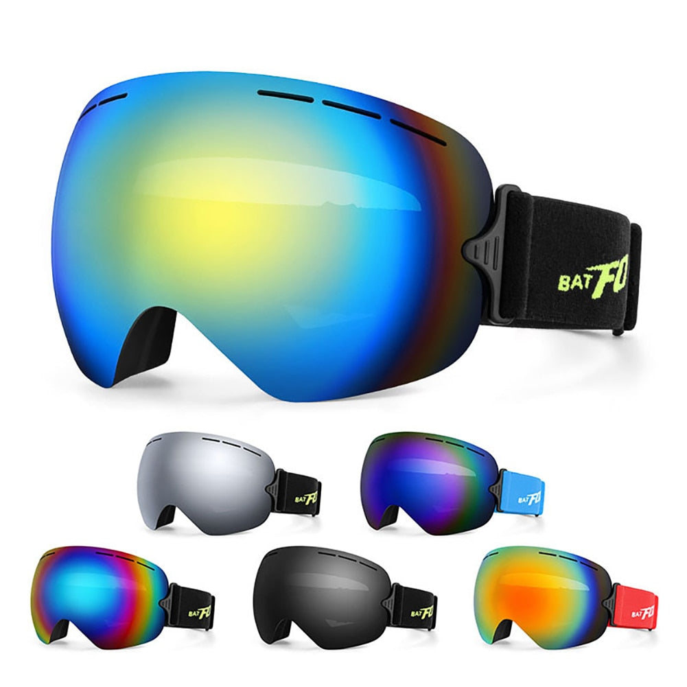 Ski Snowboard Goggles Mountain Skiing Eyewear Snowmobile Winter Sports Goggle Snow Glasses Cycling Sunglasses for Climbing