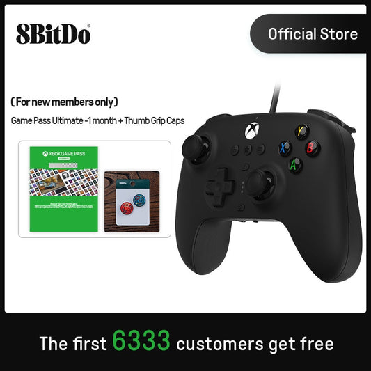 8BitDo - Ultimate Wired Controller for Xbox Series, Series S, X, Xbox One, Windows 10, 11