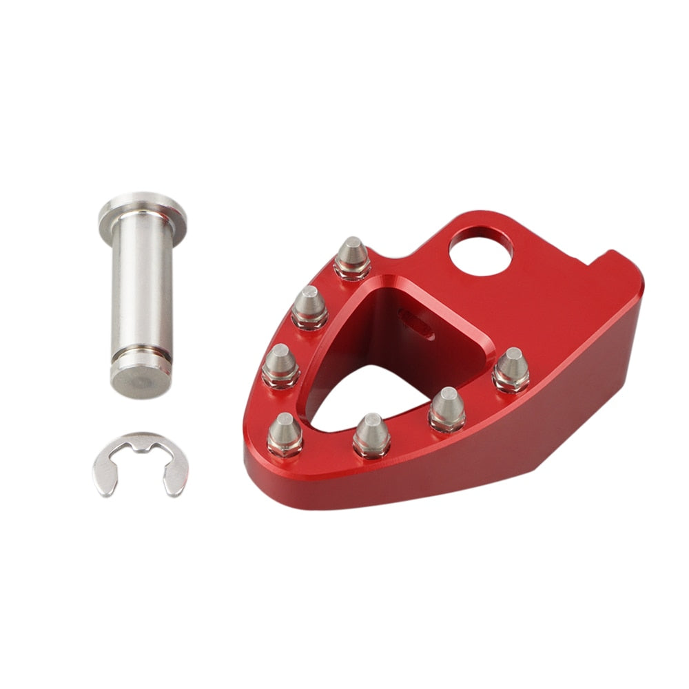 NICECNC Motorcycle Brake Pedal Plate Gear Shift Lever Tip Extender Aluminum Accessories For Honda XR650L XR 650L 1993-2022 Red