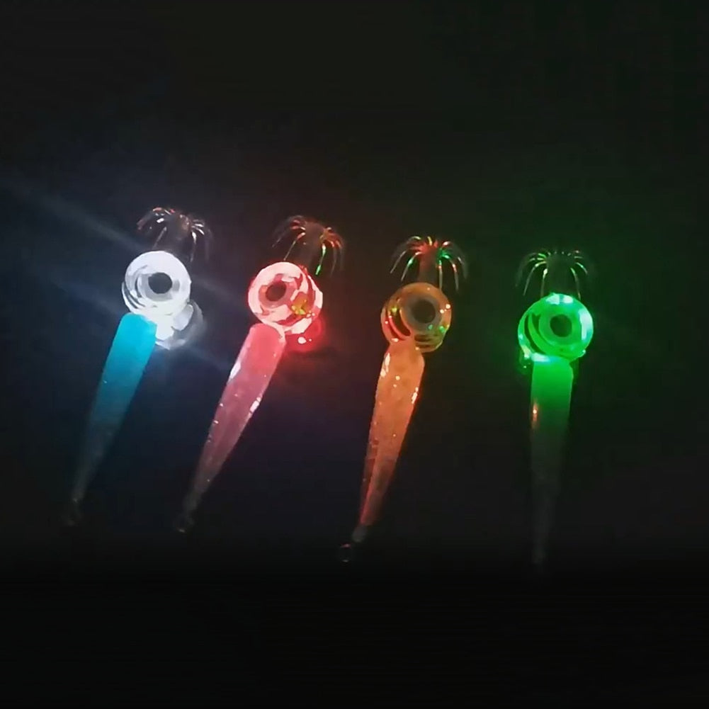 LED Light Fish Lamp Fishing Bait Light Attracting Fish Lure Light Underwater Deep Drop Flash light Fishing Squid Bait Fish Luore